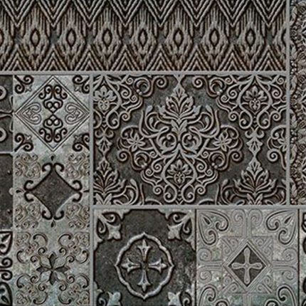 Venezia Anthracite Patchwork Decor